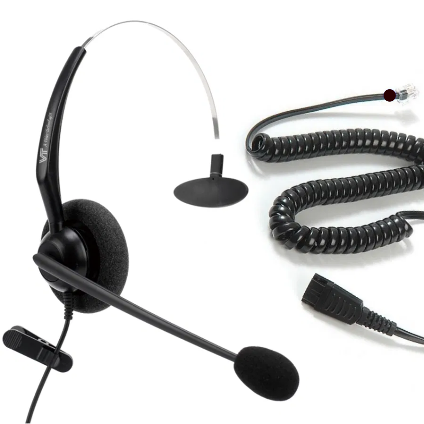 VT2000NC QD RJ9-01 Headset RJ9 Mono